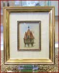 Miniaturmalerei historisches Rathaus Michelstadt
